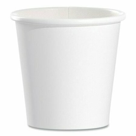 DART , Polycoated Hot Paper Cups, 4 Oz, White 374W2050